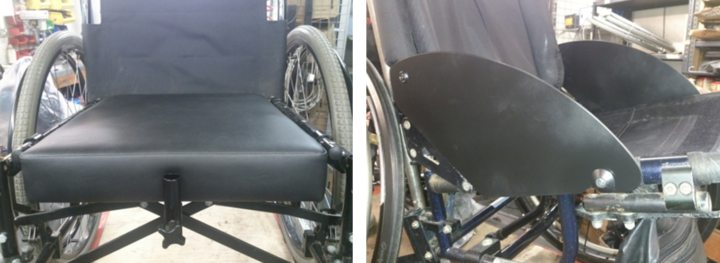 drop in seat board and armrest modifications